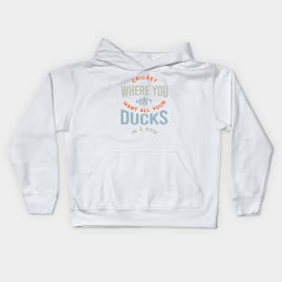 Funny Cricket Pun for Cricket Player Kids Hoodie